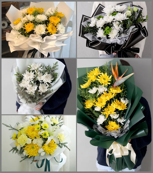 河北沧州献县小平王乡白事花束代送